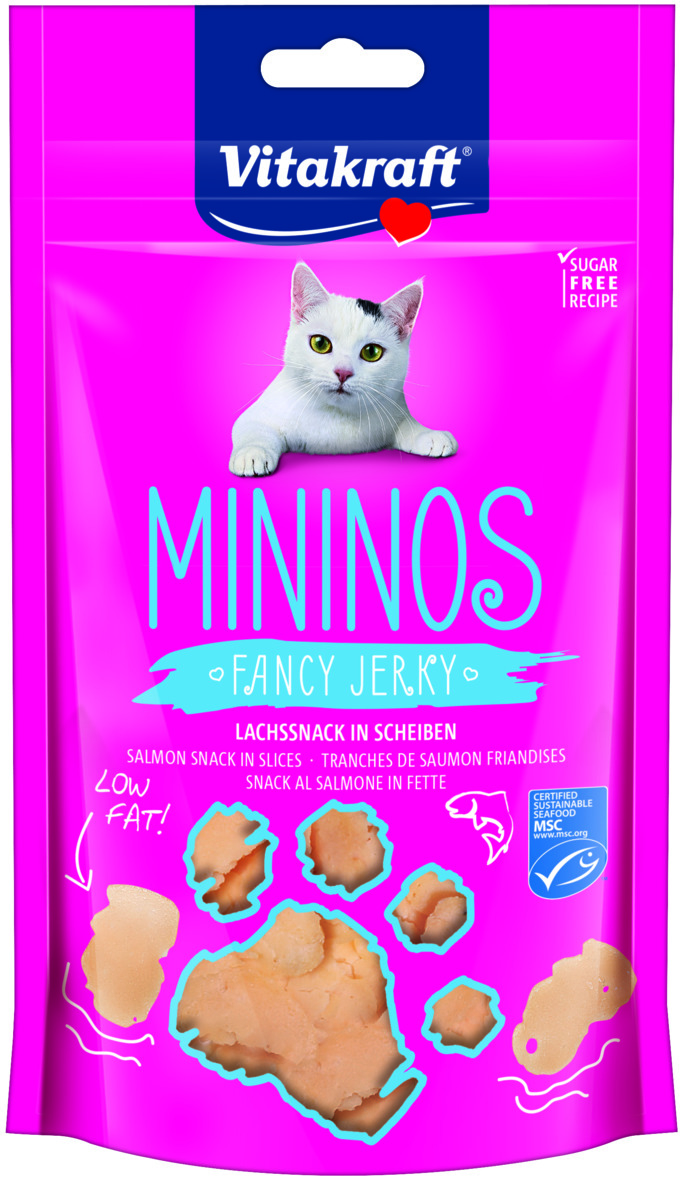 Kattgodis Vitakraft Mininos Lax 40g