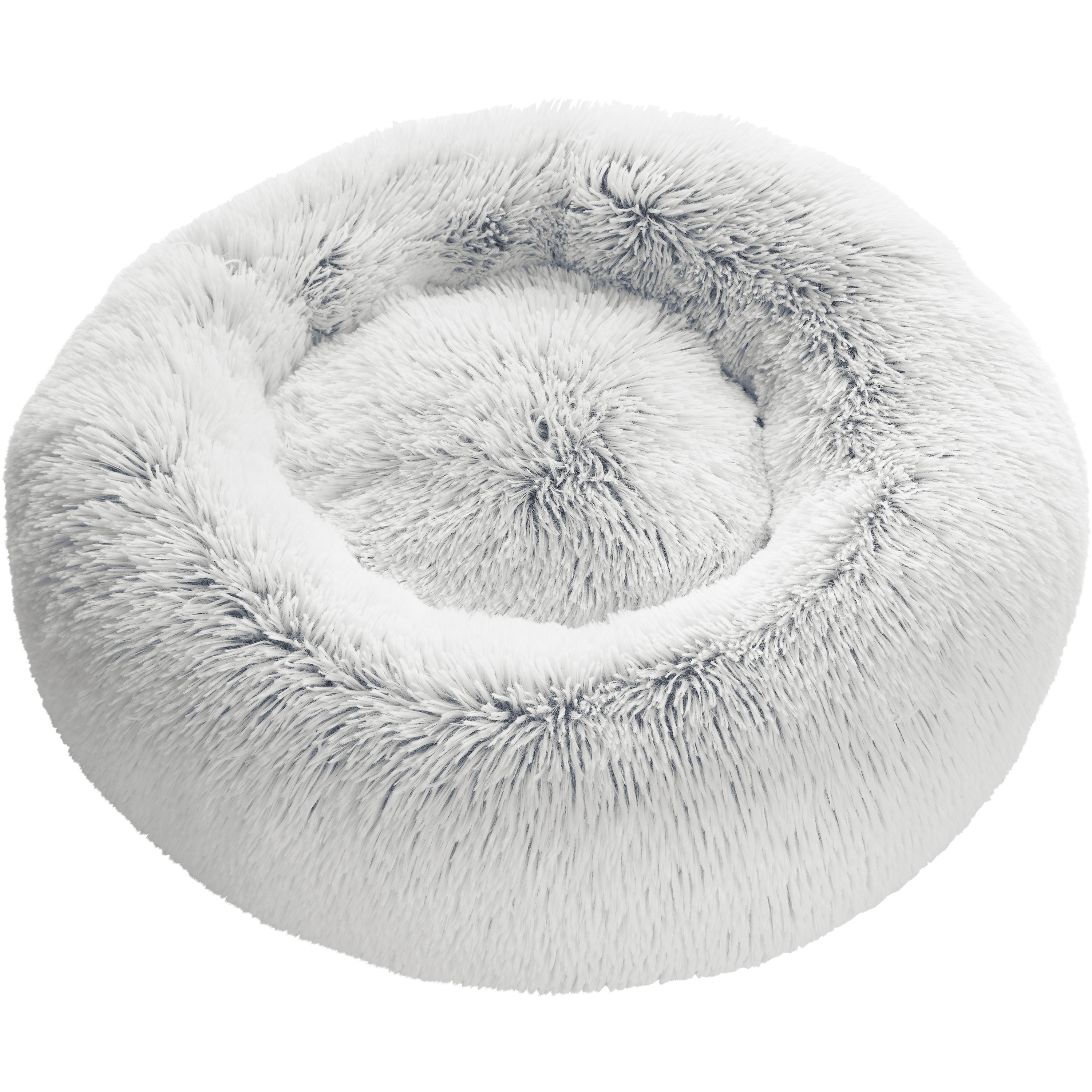 Fluffig Hundbädd Hunter Loppa Donut Vit 50cm