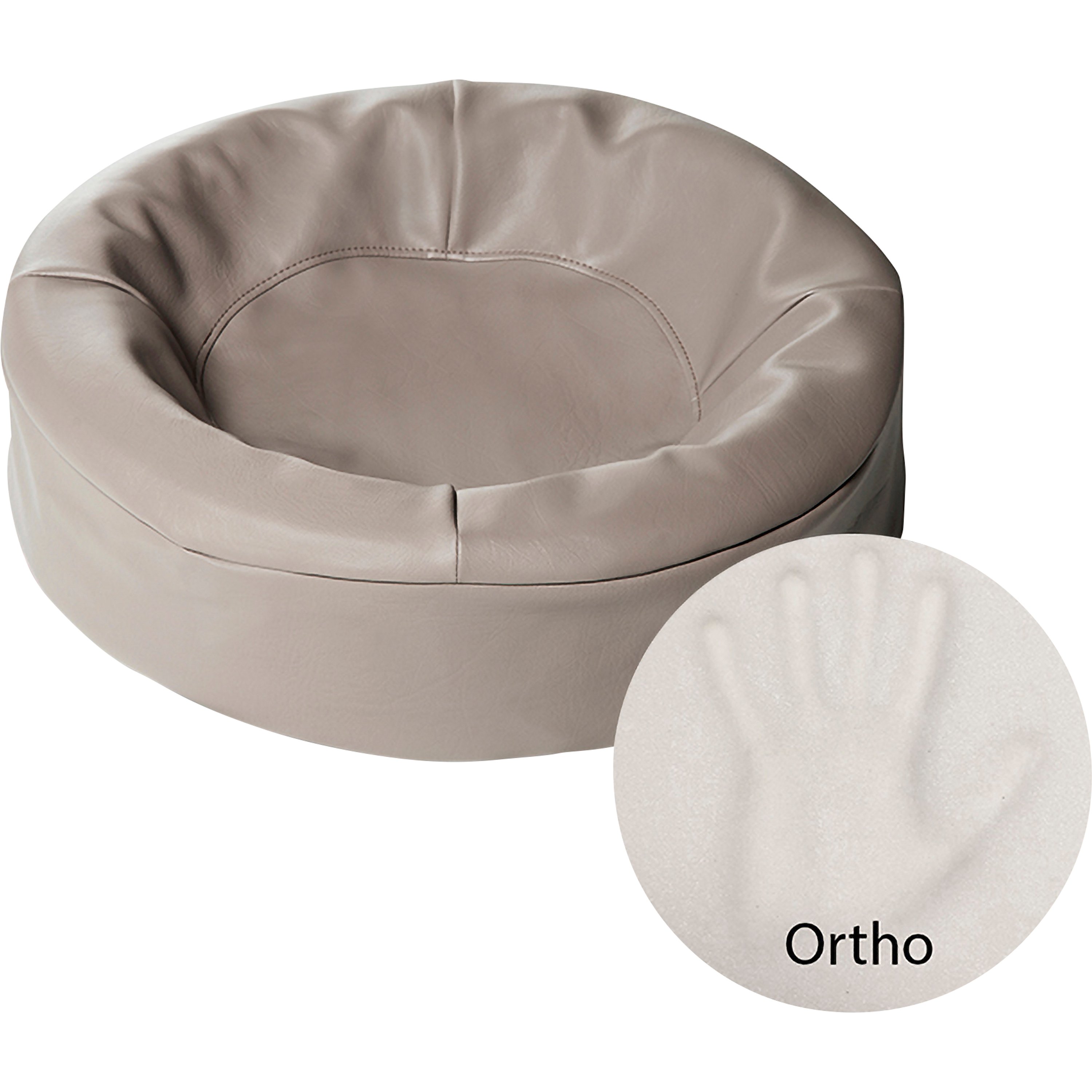 Hundbädd Bia Bed Ortho Rund Mullvad 50cm