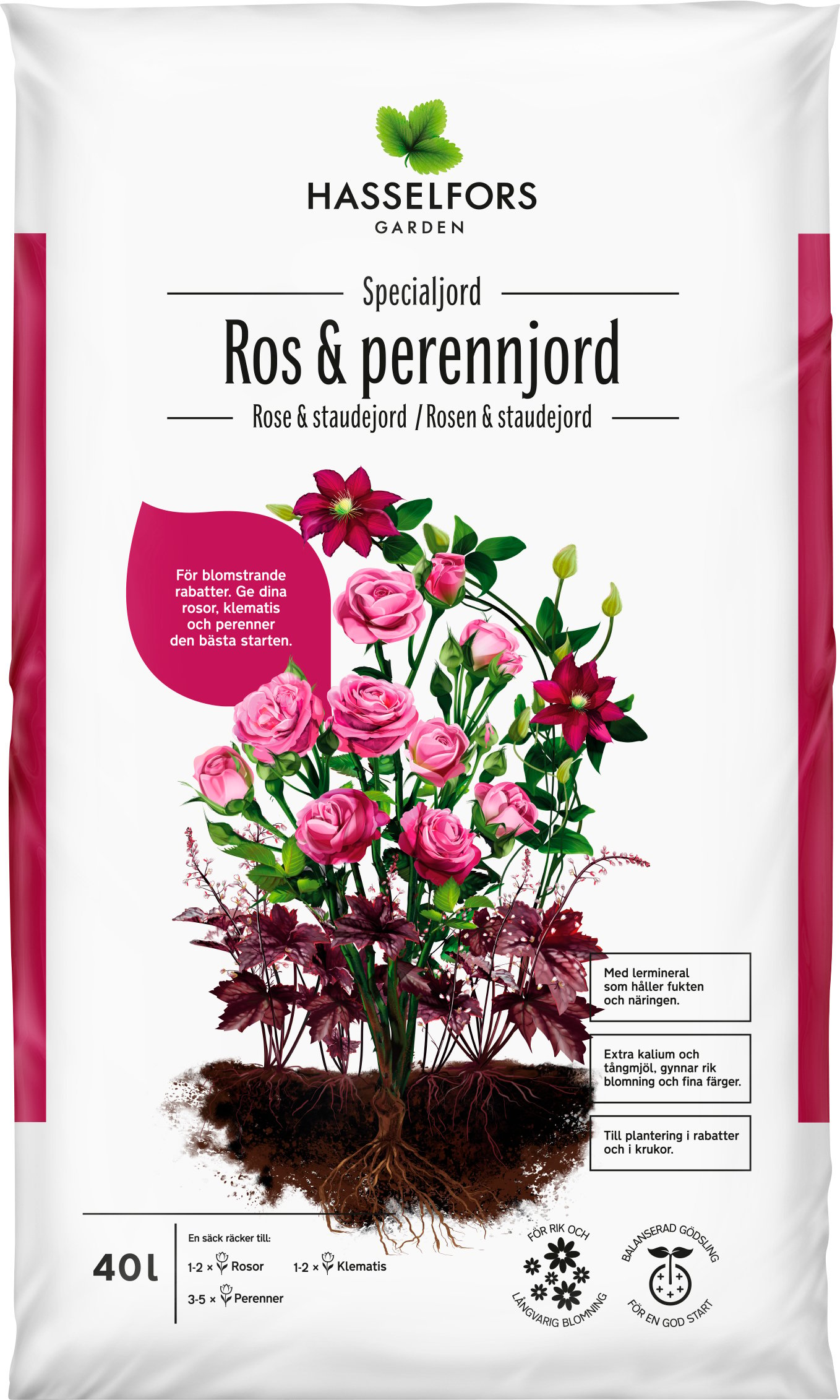 Rosjord & Perennjord Hasselfors 40L