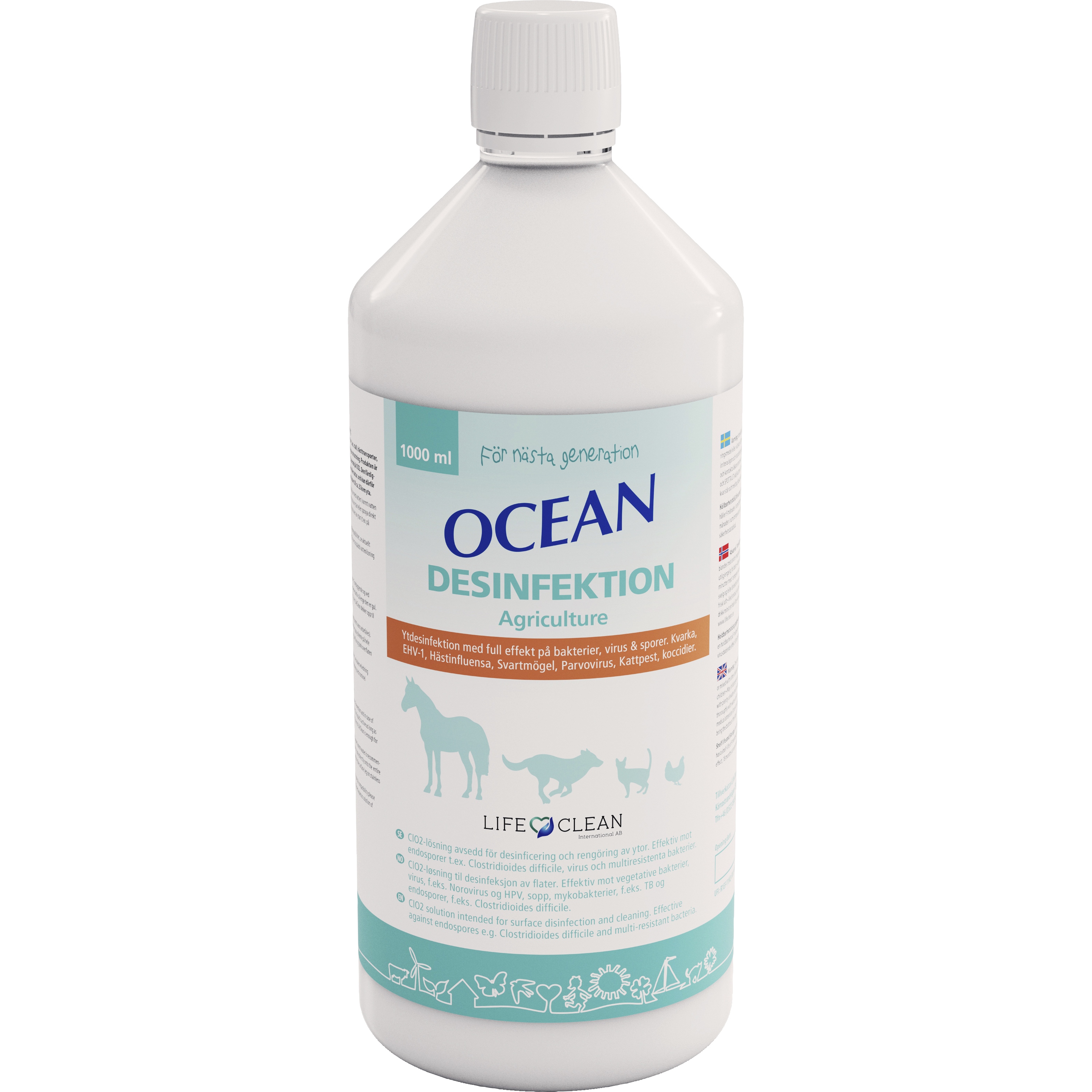 Rengöringsmedel Ocean Desinfektion 1L