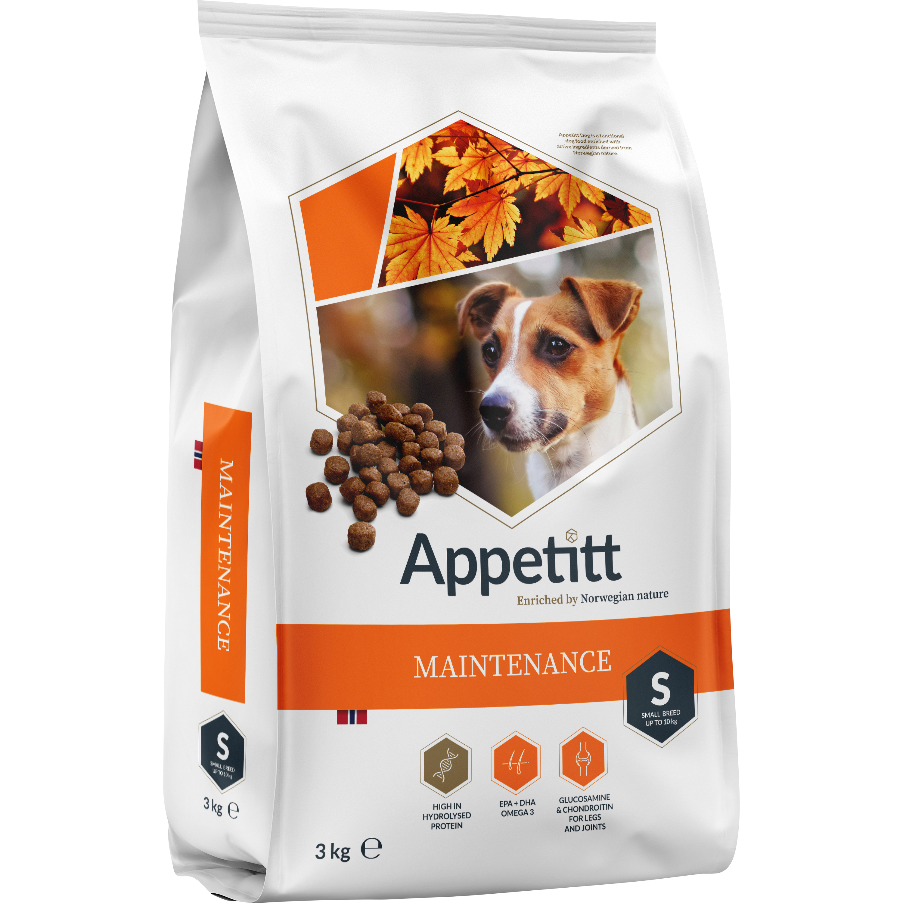 Hundfoder Appetitt Maintenance Small 3kg