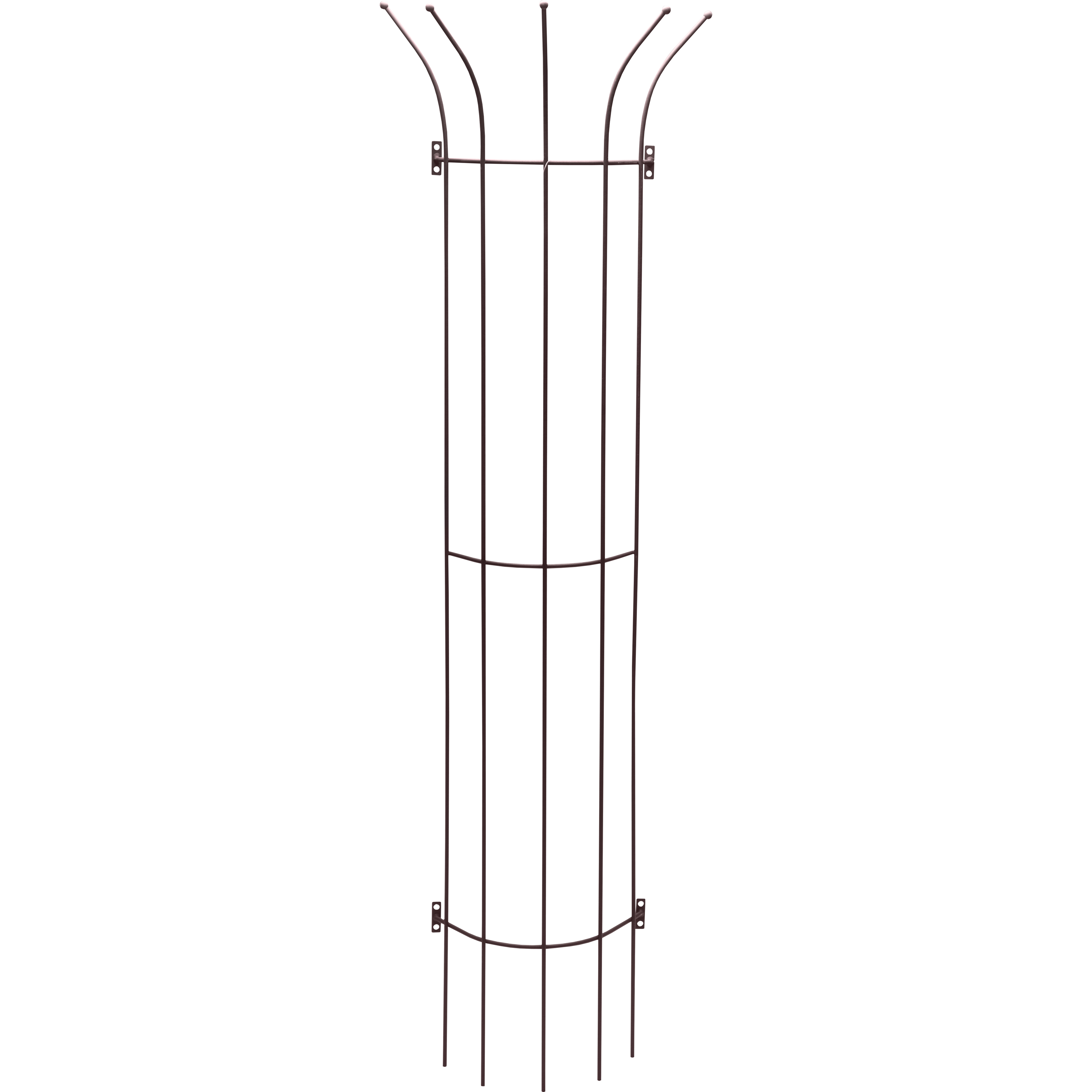 Spaljé Böjd Rostfärgad, 160 cm