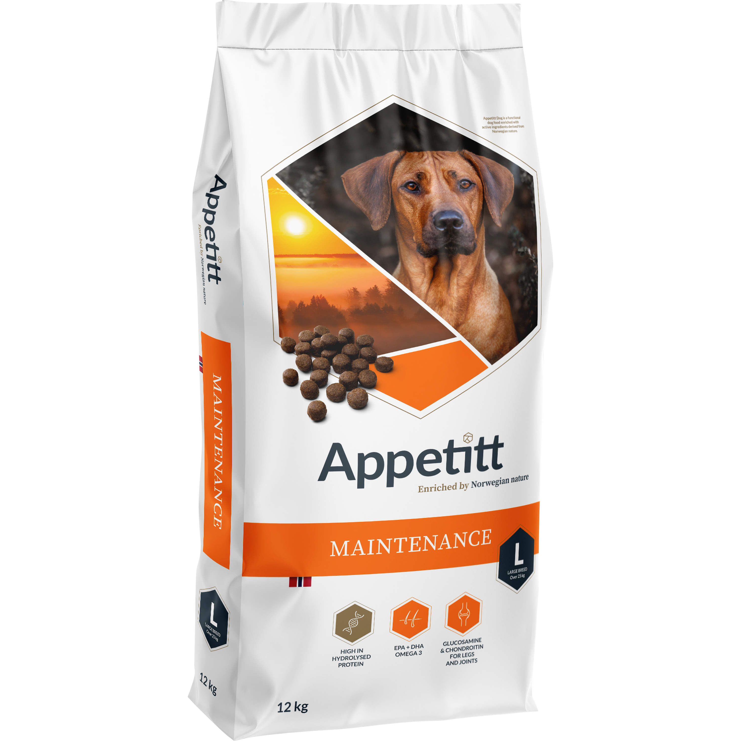 Hundfoder Appetitt Maintenance Large 12kg