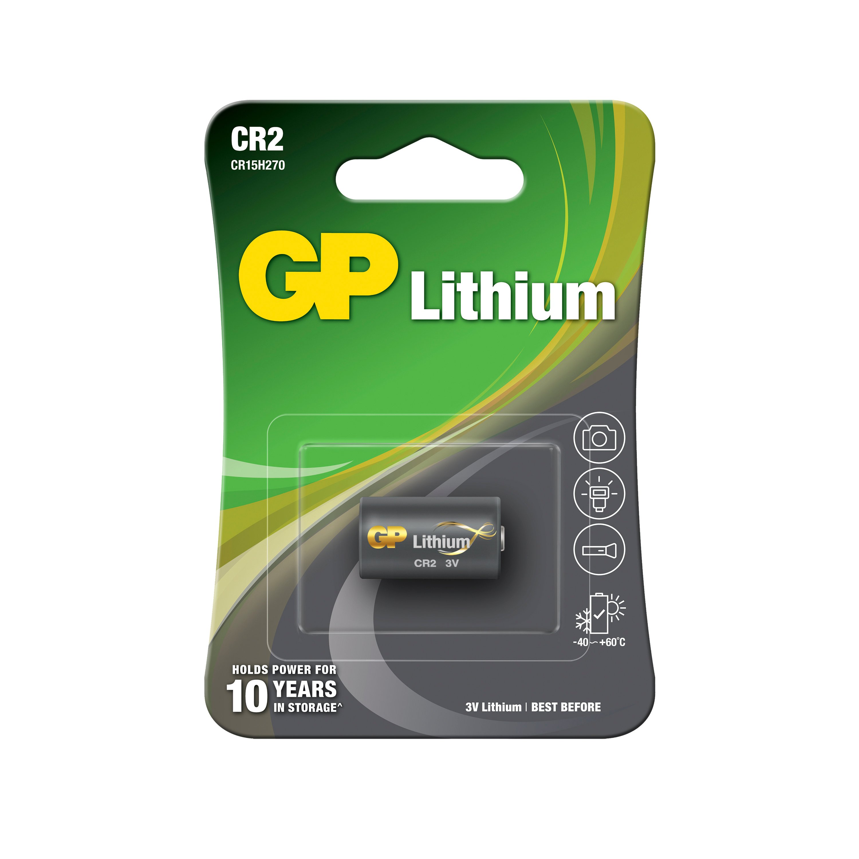 Batteri GP Batteries Lithium CR2 1-p