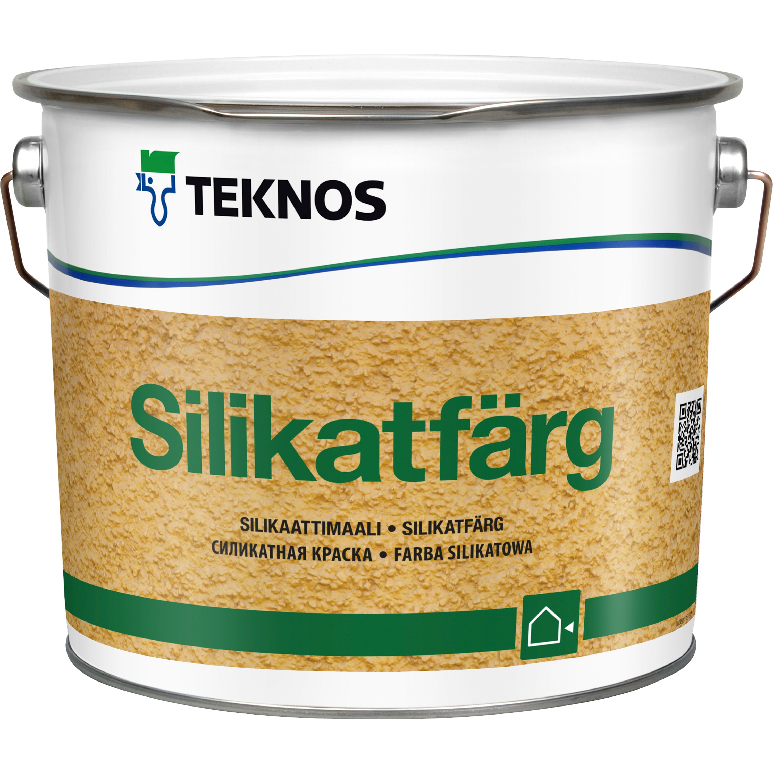 Silikatfärg vit bas 1 2,7 liter