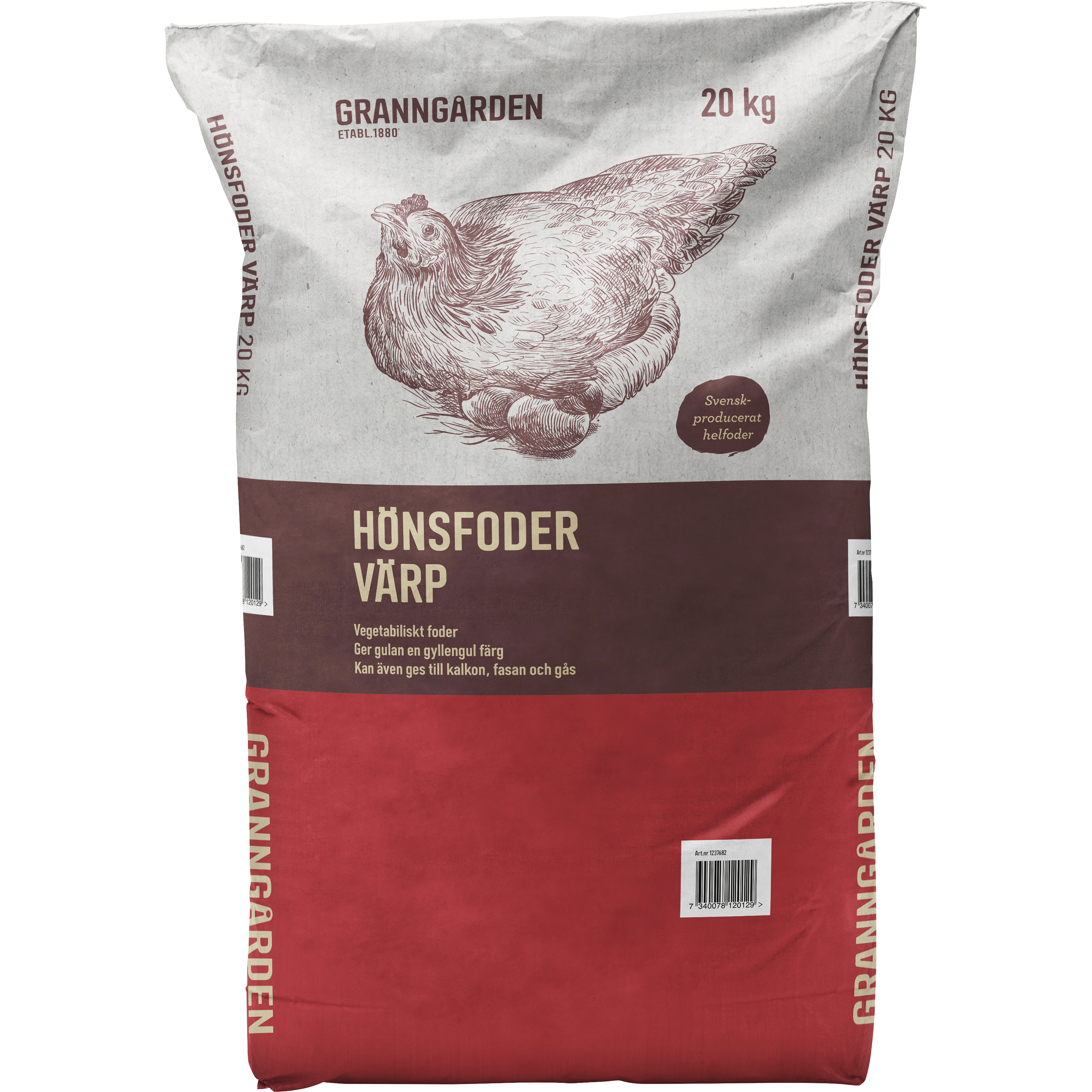 Hönsfoder Granngården Värp Pellets 20kg