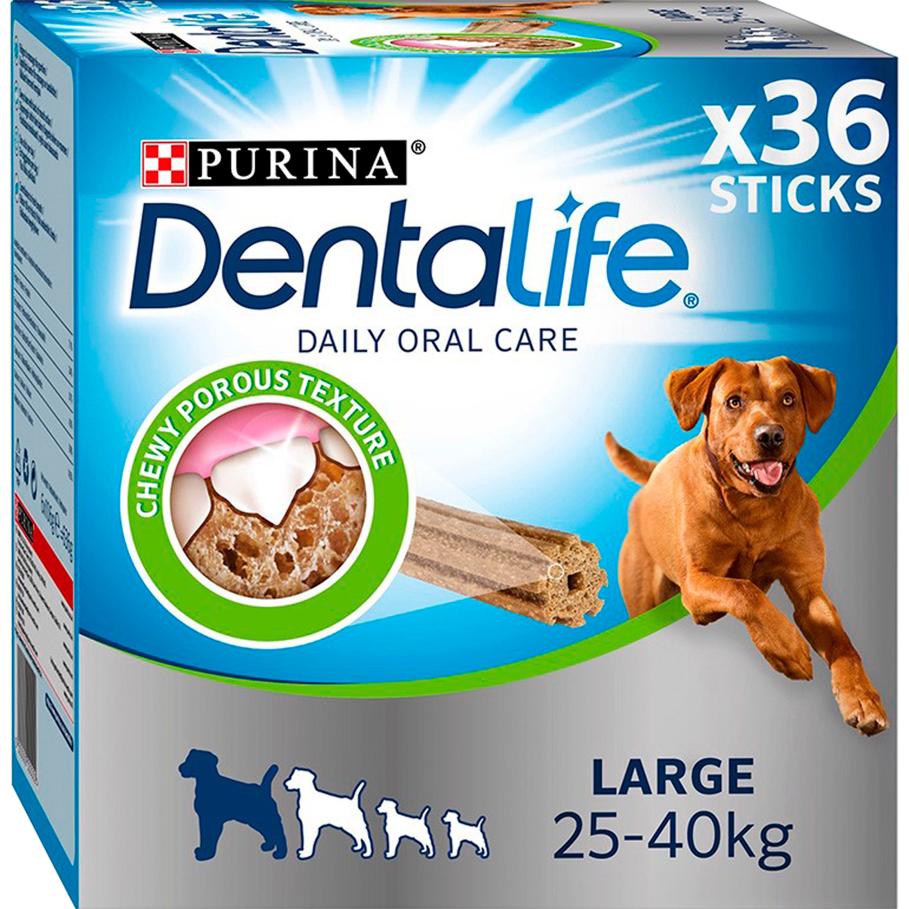 Tuggpinne Purina Dentalife Large, 36-pack