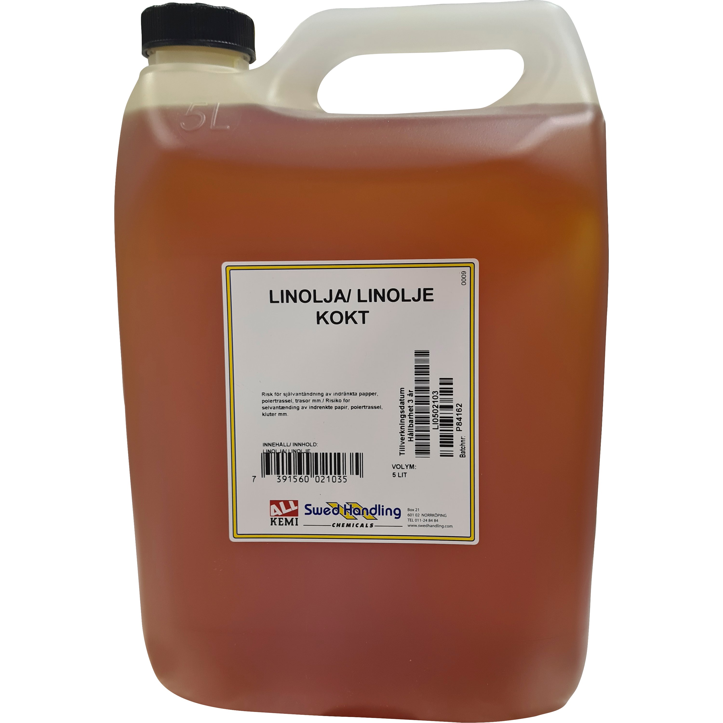 Linolja Kokt 5 L