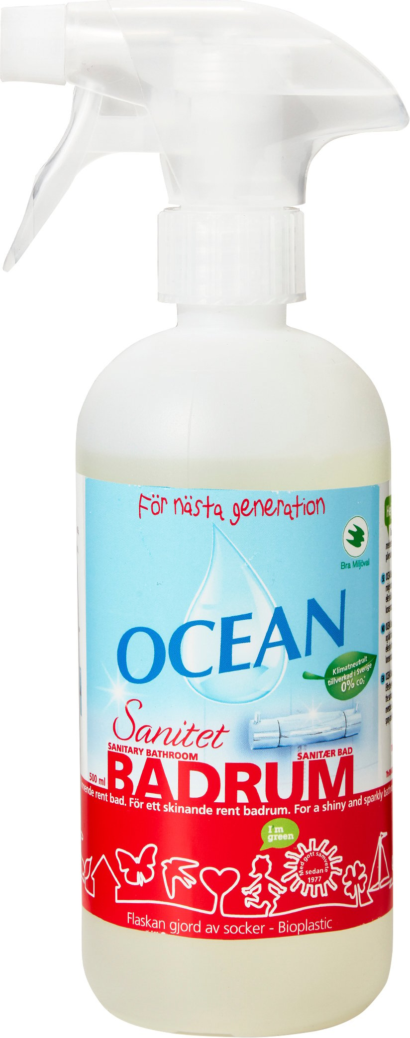 Rengöringsmedel Ocean Sanitet Badrum Spray 500ml