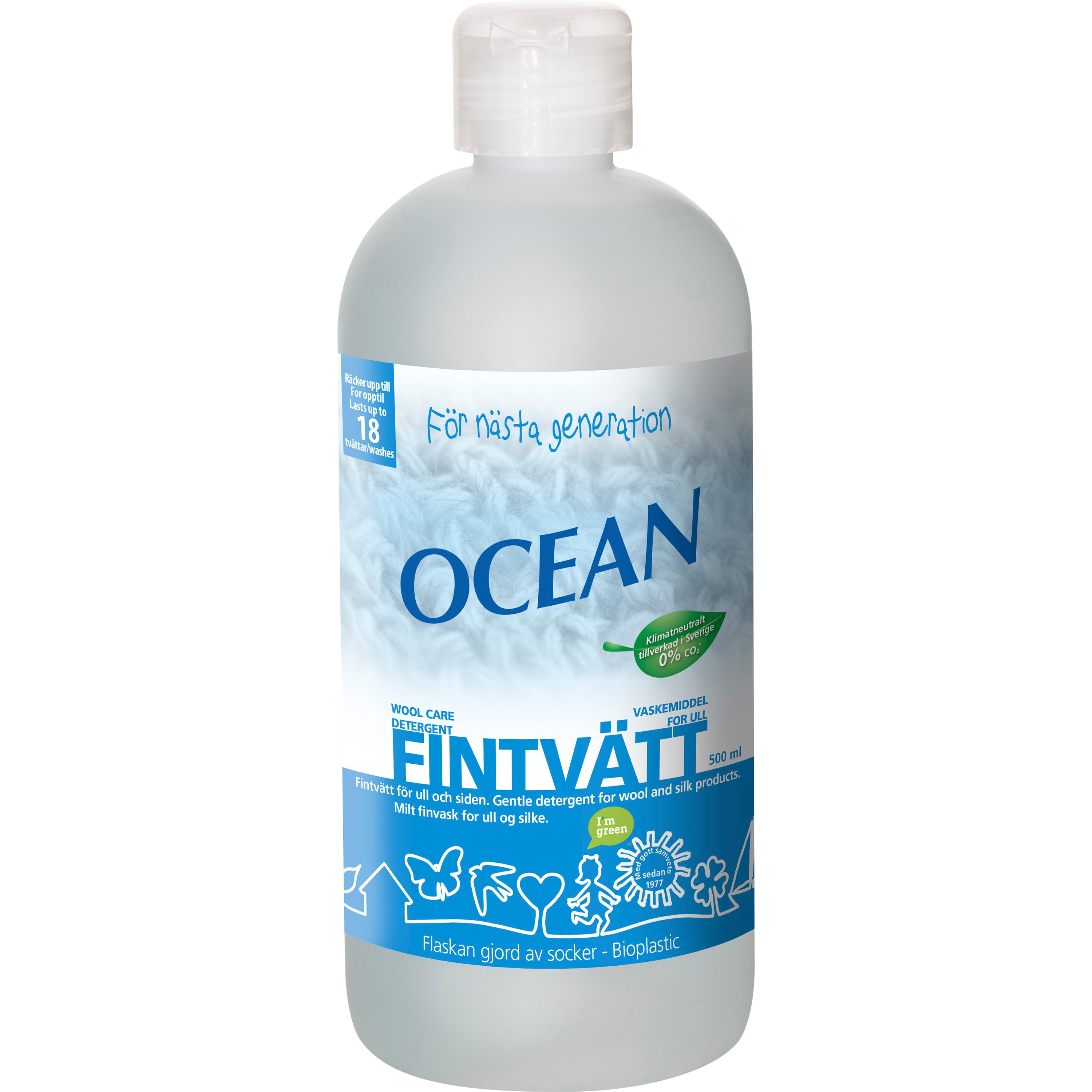 Tvättmedel Ocean Fintvätt Ull 500ml