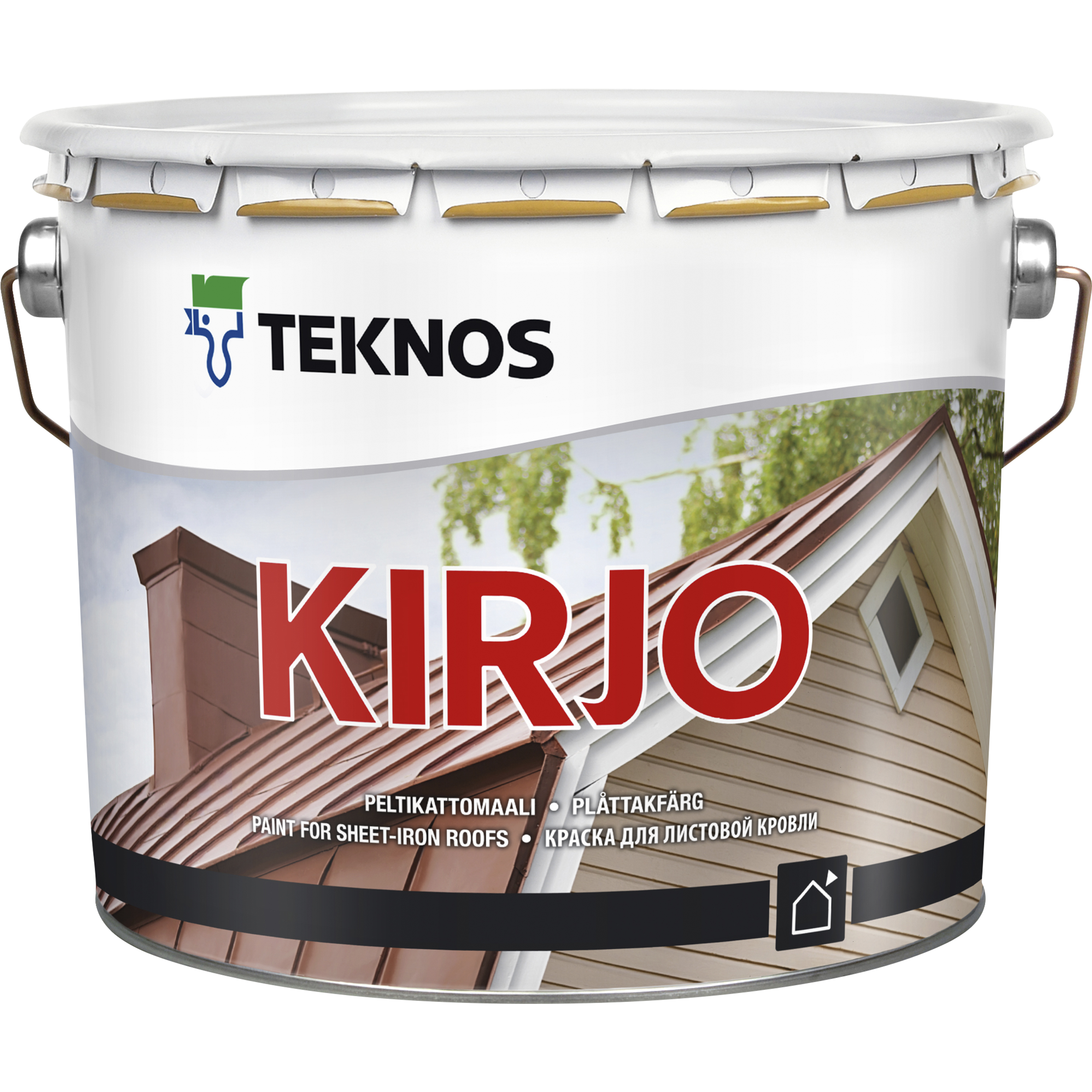 Plåttakfärg Teknos Kirjo Bas 3 2,7 l