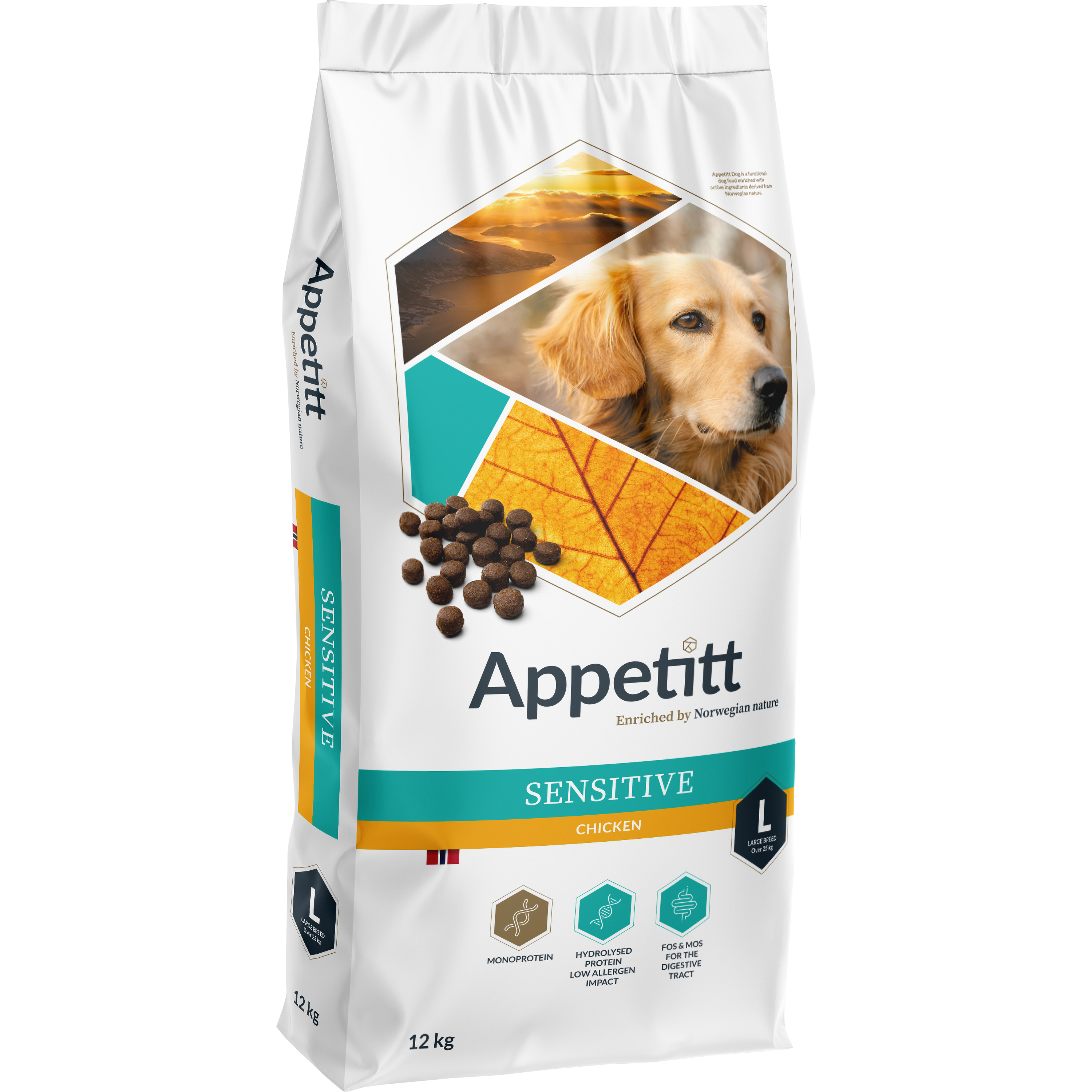 Hundfoder Appetitt Sensitive Chicken Large 12kg