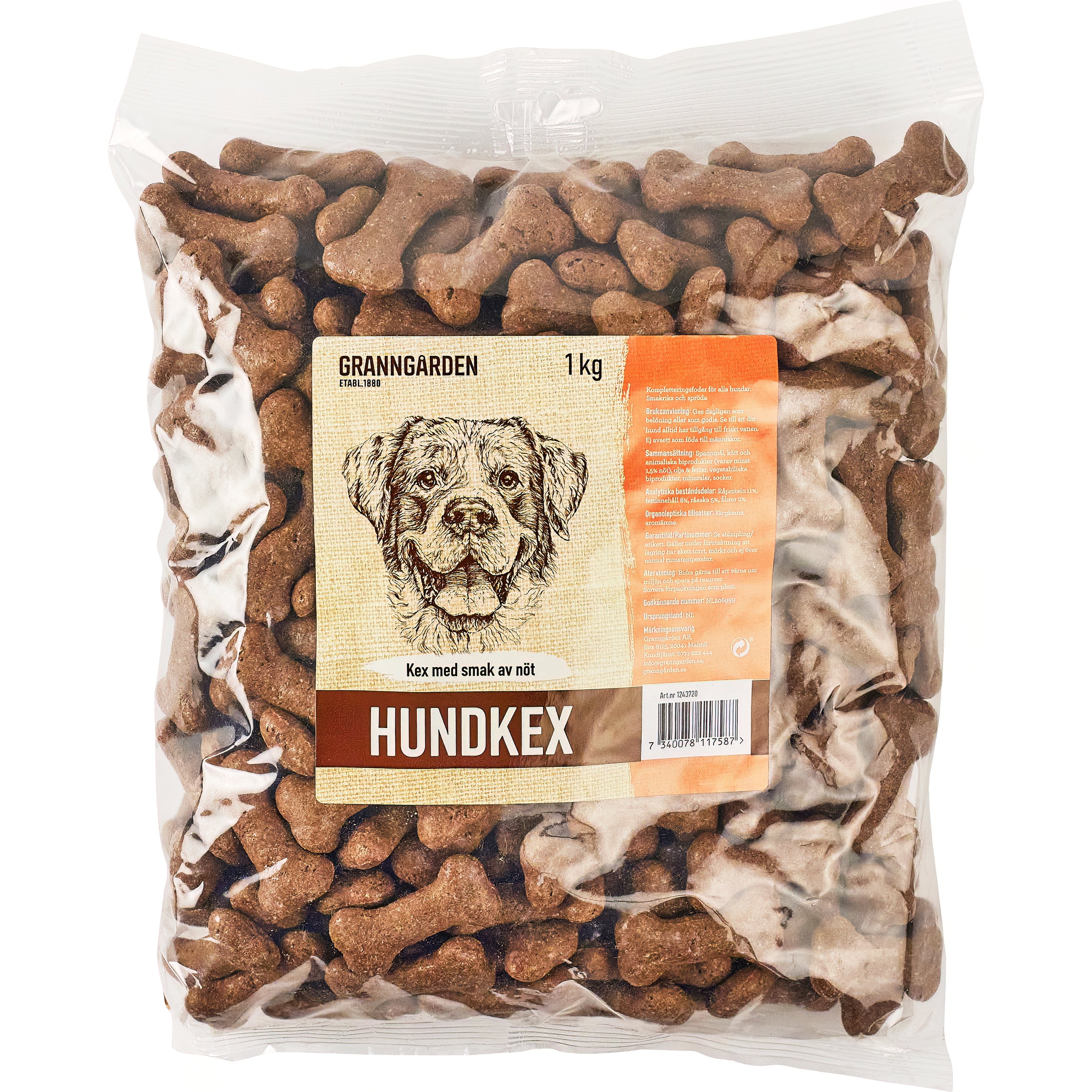 Hundkex Granngården Biffkex 1kg