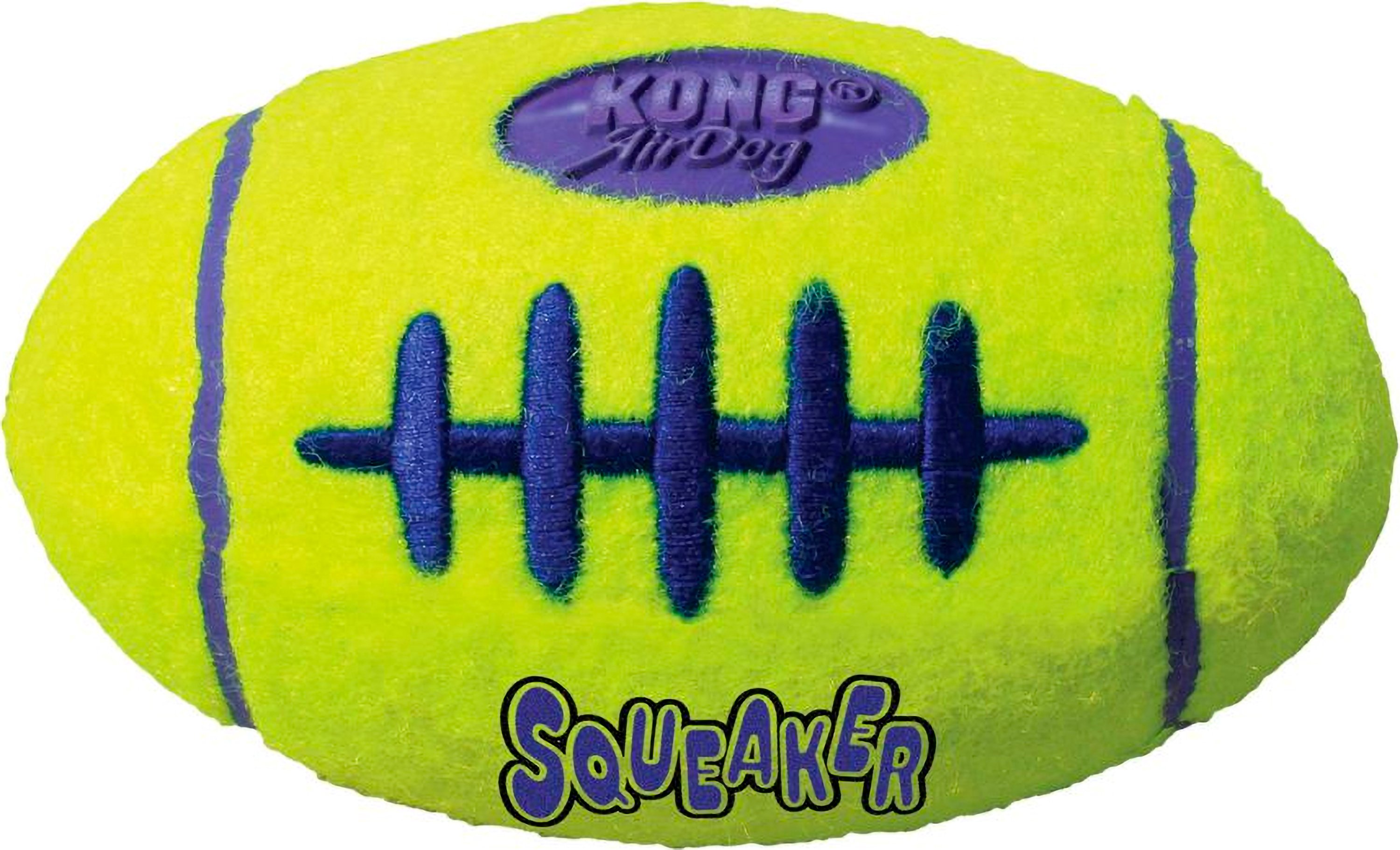 Hundleksak Kong Airdog Squeaker Fotball Neongul M