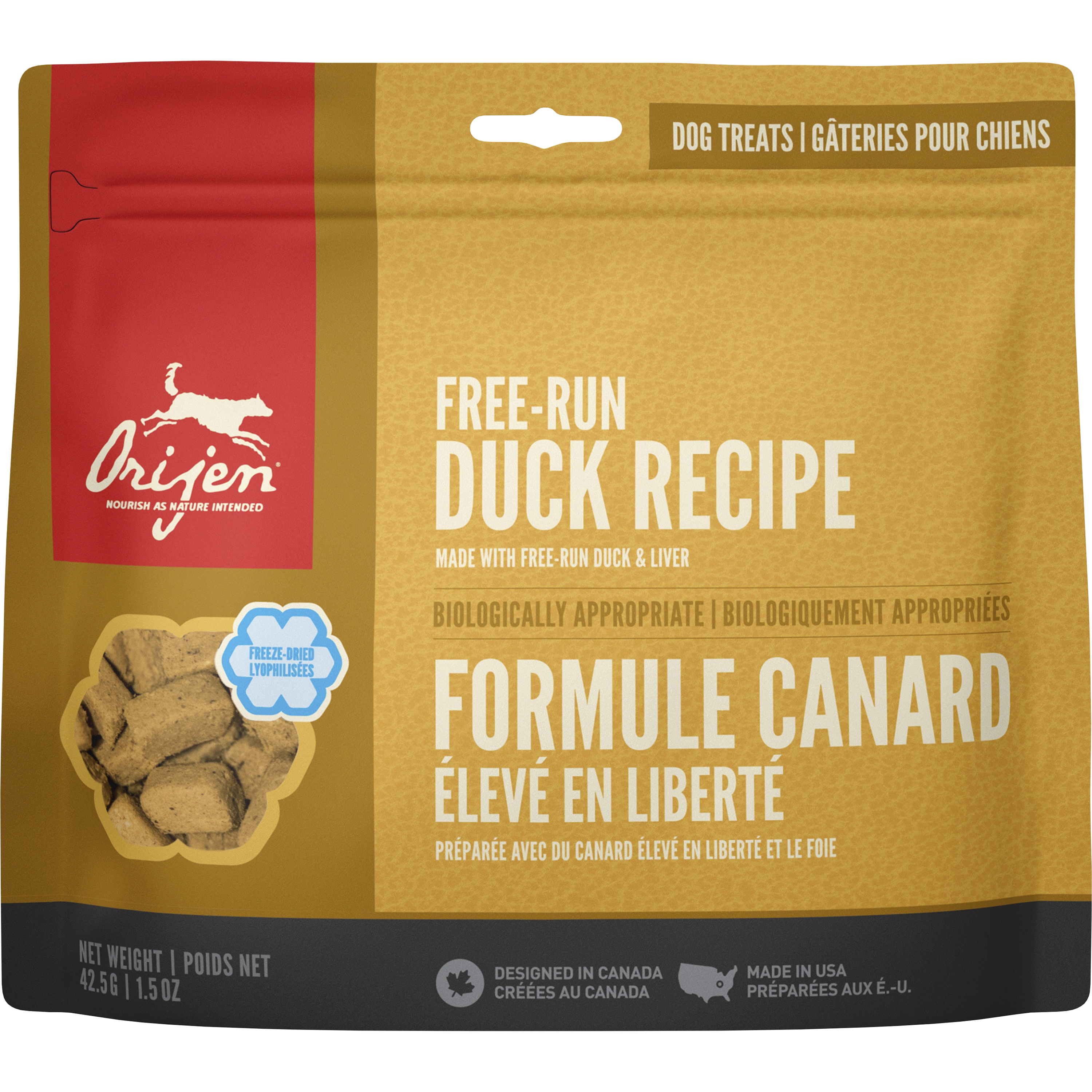 Hundgodis Orijen Free-Run Duck 42,5 g